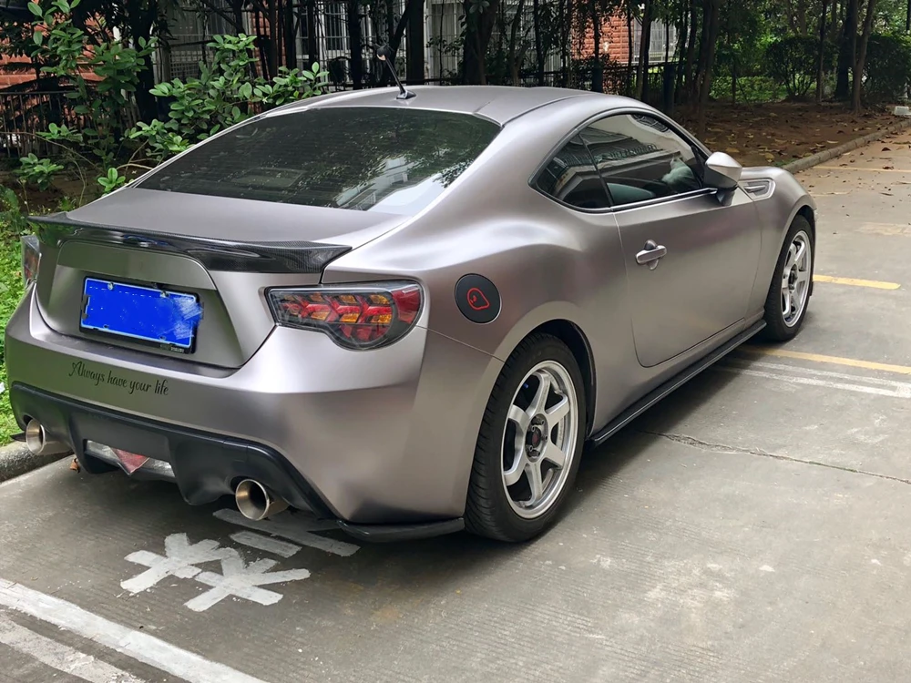 Фитиль для Toyota GT86 Subaru BRZ 2013-2017 задняя крышка автомобиля из углеродного волокна