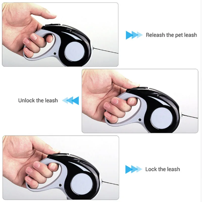 Прочный выдвижной поводок для собак автоматический прогулок шнур немецкой