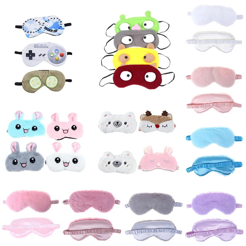 

1Pc Sleeping Mask Blindfold Eye Cover Kids Women Anime Sleep Mask Cartoon Travel Rest Health Sleep Shield Light Shading
