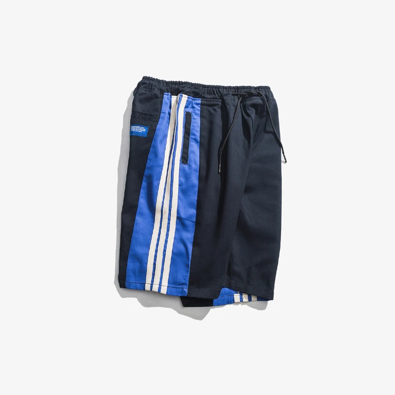 

Mens High Quality Board Shorts 4XL 5XL 2019 Summer Sweatpants Vertical stripes Design Workout Beach Knee Length Trousers K1967