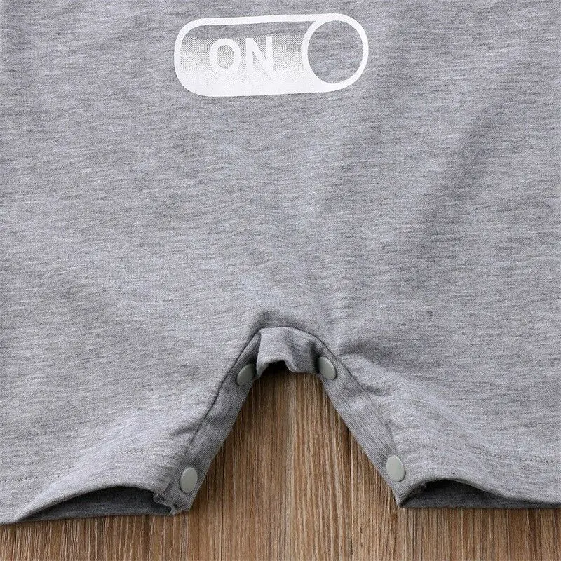 Newborn Toddler Baby Boy Boys Clothes Sleeveless Hoodie Cotton Romper Letter print Jumpsuit Outfits Baby Summer Clothing 0-24M