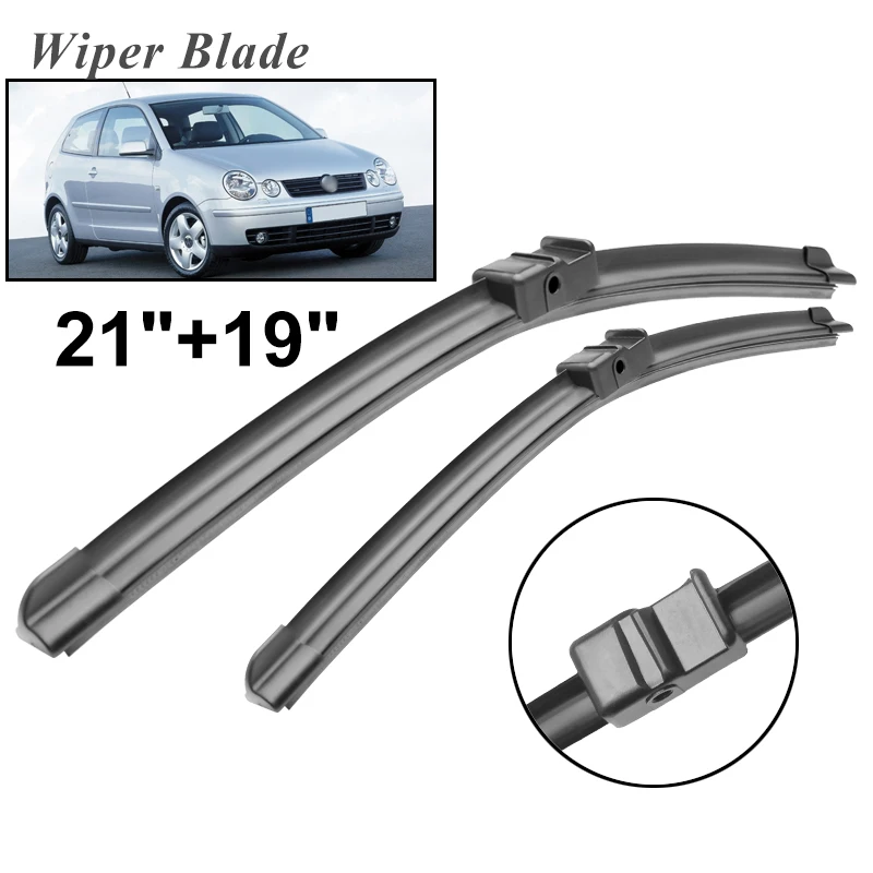 

Стеклоочистители okoстеклоочистители RHD & LHD для Volkswagen Polo MK4 2002 - 2005 лобовое стекло VW Переднее стекло 21 "+ 19"