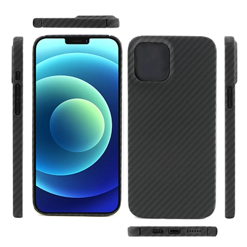 Подходит для iPhone 12 защитный чехол из углеродного волокна Ультратонкий телефона |