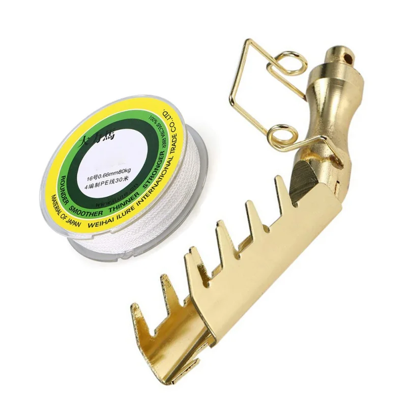 

Stainless Steel Hard Bait Retriever Bait Rescue Lure Saver With 30m PE Line Fishing Tackle Minnow Carp Tools