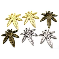 20pcs 20x25mm leaf leaves charm pendant for jewelry findings diy handmade necklace craft jewelry making