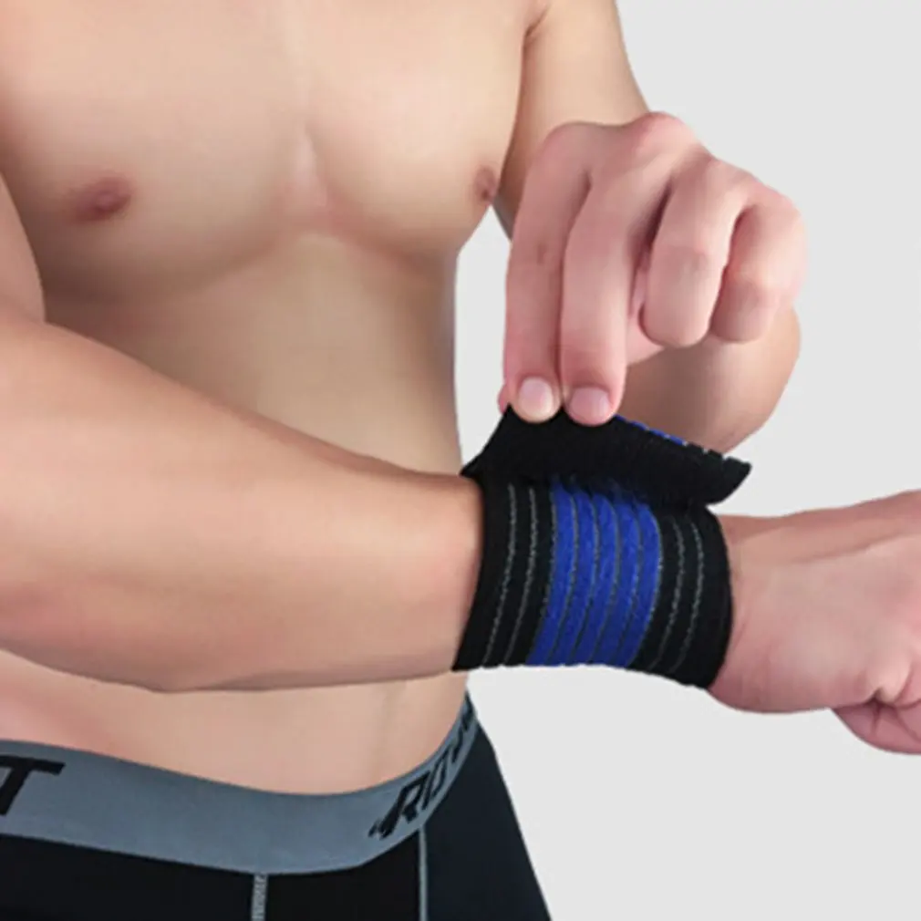1 шт. регулируемый спортивный хлопковый эластичный бандаж ручной тренажерный