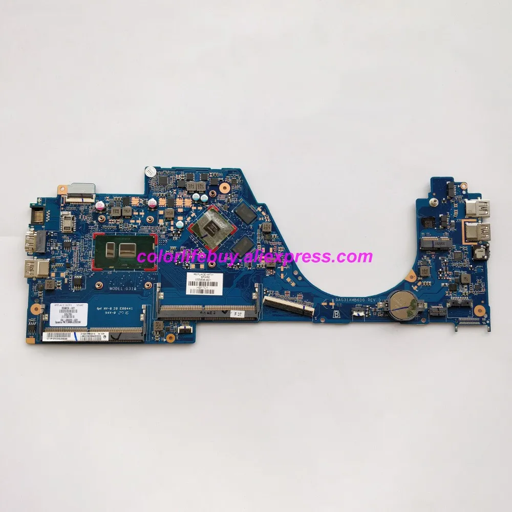

Genuine 855836-601 855836-001 DAG31AMB6D0 w i7-6500U 940MX/4GB GPU Laptop Motherboard for HP Pavilion 14-AL Series NoteBook PC