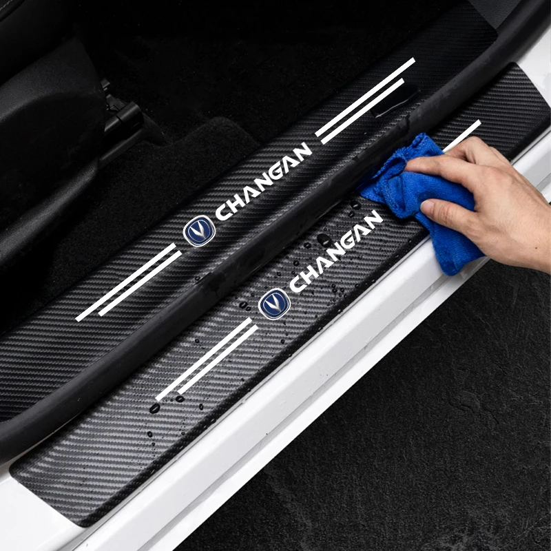 4 шт. наклейки на порог двери автомобиля Changan CS75 CS35 CS15 CS95 RAETON CX70 CS55 EADO CX20 Alsvin |
