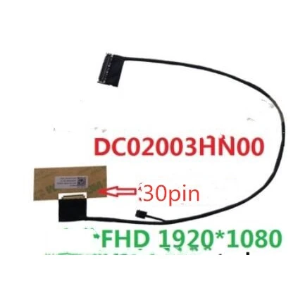 Новый Для Lenovo xiaoxin 15 2019 S340 15IWL экран кабель DC02003HN00|Компьютерные кабели и разъемы| |