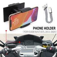 k 1600 b gt gtl motorcycle gps phone navigation bracket usb charger holder mount stand for bmw k1600gtl k1600gt k1600b 2011 2020