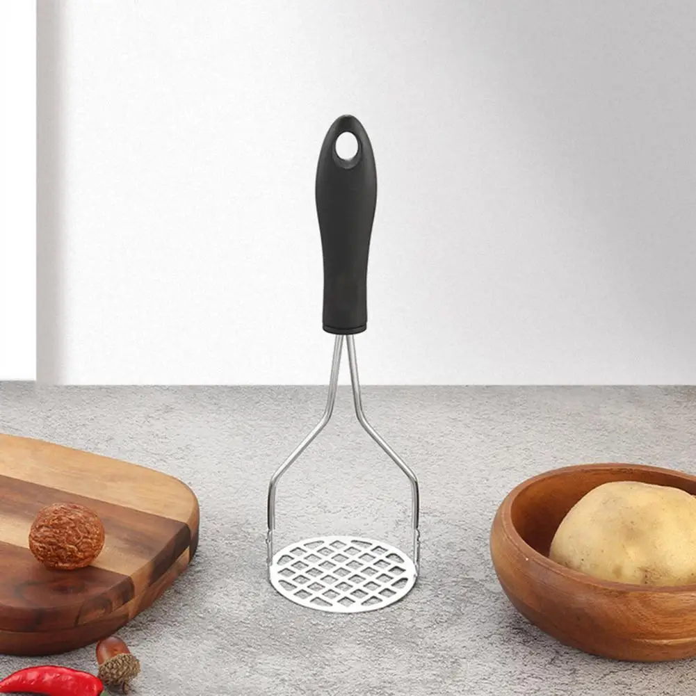

Long Handle Useful Comfort Cooking Fruit Crusher Premium Potato Smasher Anti-rust for Home