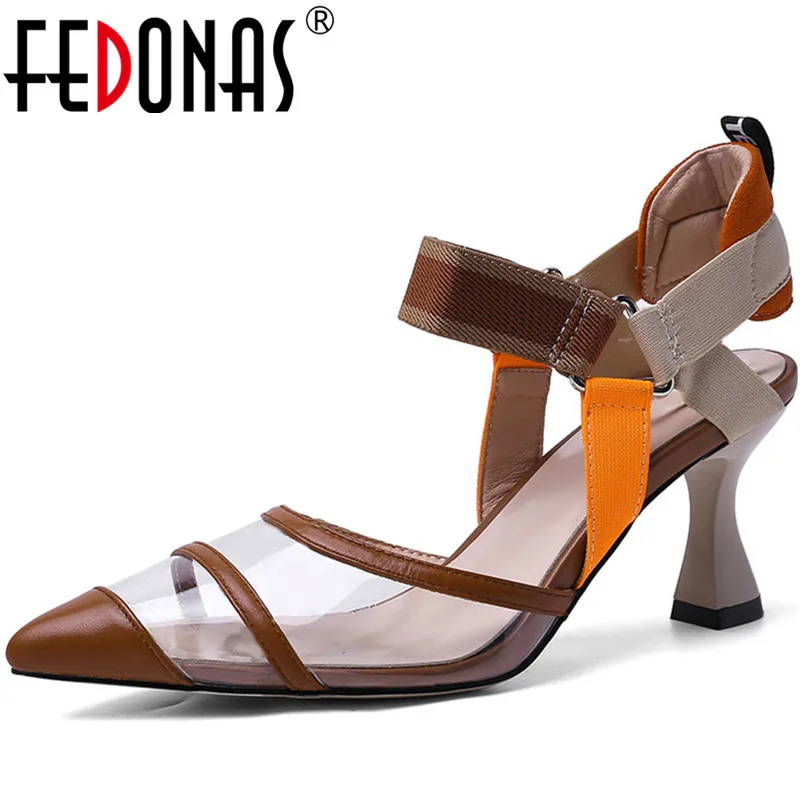 FEDONAS/Новое поступление Женские свадебные туфли лодочки для вечеринки Сезон весна