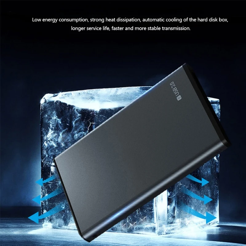 

Внешний жесткий диск 85DD из алюминиевого сплава, 6 ТБ, высокоскоростной портативный жесткий диск, прочный корпус для ПК, ноутбука и Macbook