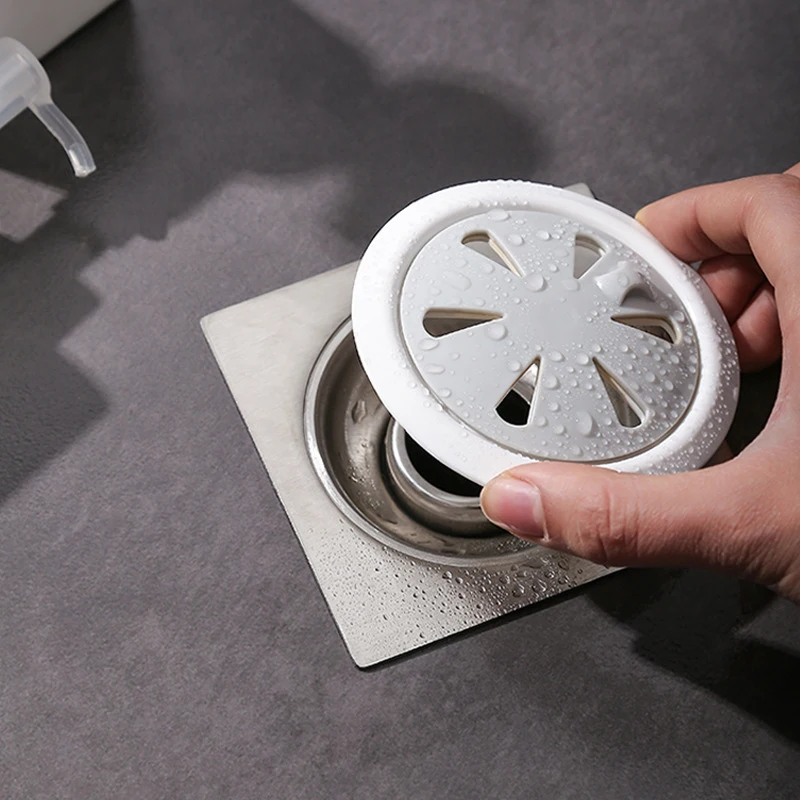 

Новинка 2021, 1 шт., Круглый ABS пластиковый слив для пола, сетчатый фильтр с защитой от блокировки, для ванной комнаты, с вращающимся переключате...