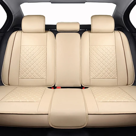 Rear seat 1pc Автокресла из искусственной кожи с полным покрытием, чехлы для сидений автомобиля для honda civic accord crv grosstour honda pilot - Название цвета: Rear seat 1pc