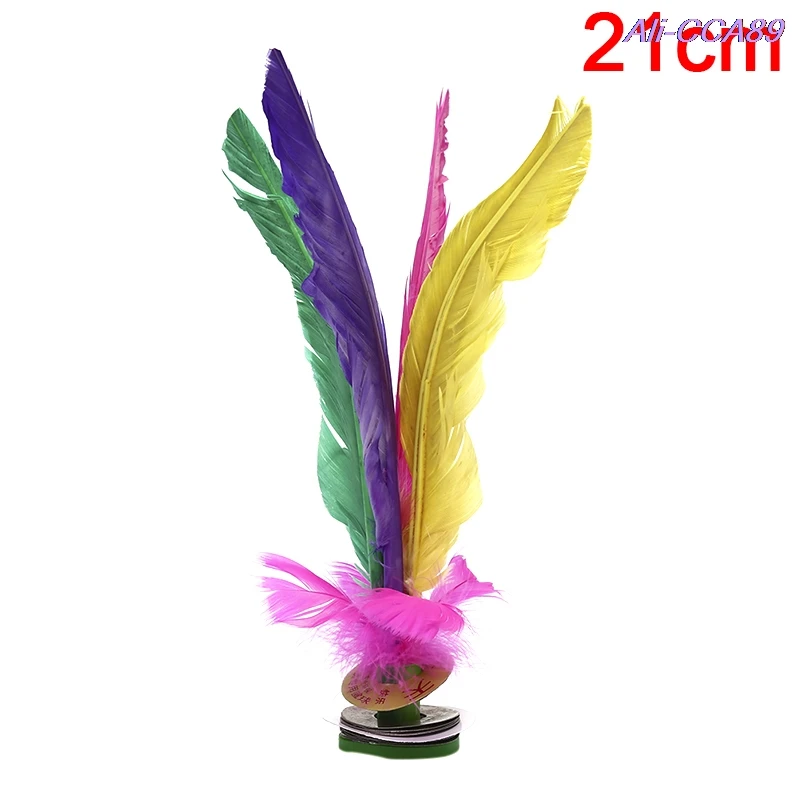 

1pc Physical Exercise China Jianzi Footbal Foot Kick Handwheel Fancy Goose Feather ttlecock Fitness Entertainment