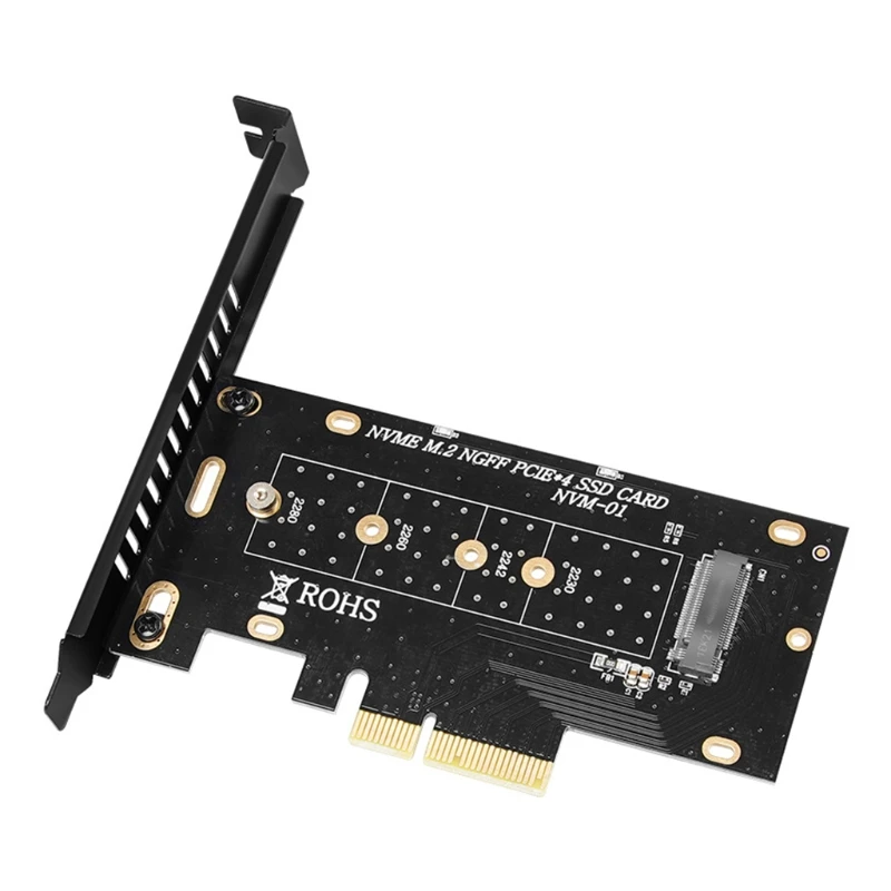 

PClE to M.2 NVME Disk Expansion Card Desktop PC PCI Express X4 Adapter Card with M Key Nvme Interface for 2230-2280 16FB