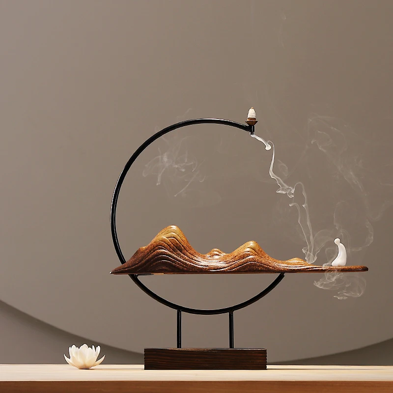 Держатель селфи палка Ладан горелка керамический обратный поток Комплект дыма