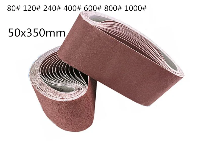 5 шт. 50*350 мм шлифовальный полоски шлифовальные круги с зернистости 80/120/240/400/600/800/100