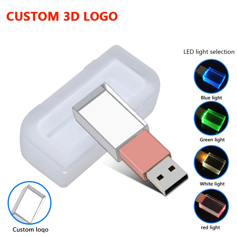

Хрустальный USB флеш-накопитель с индивидуальным логотипом, USB 2,0, 4 ГБ, 16 ГБ, 32 ГБ, 64 ГБ, свадебный подарок, флешка (бесплатный логотип более 10 шт....