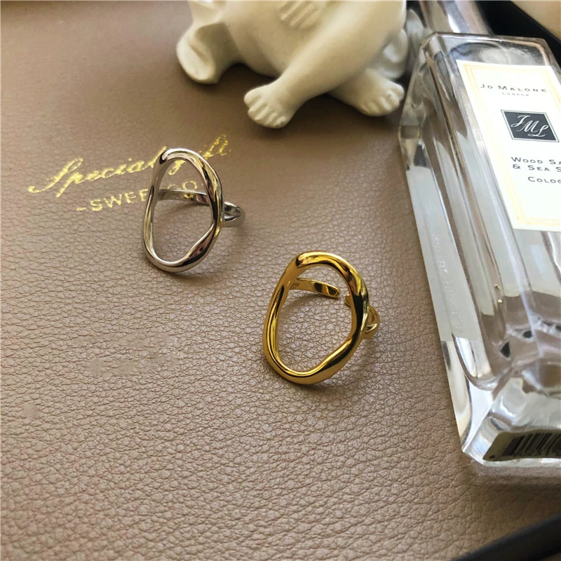 GHIDBK ручная работа полые геометрические регулируемые Открытые Кольца уличный