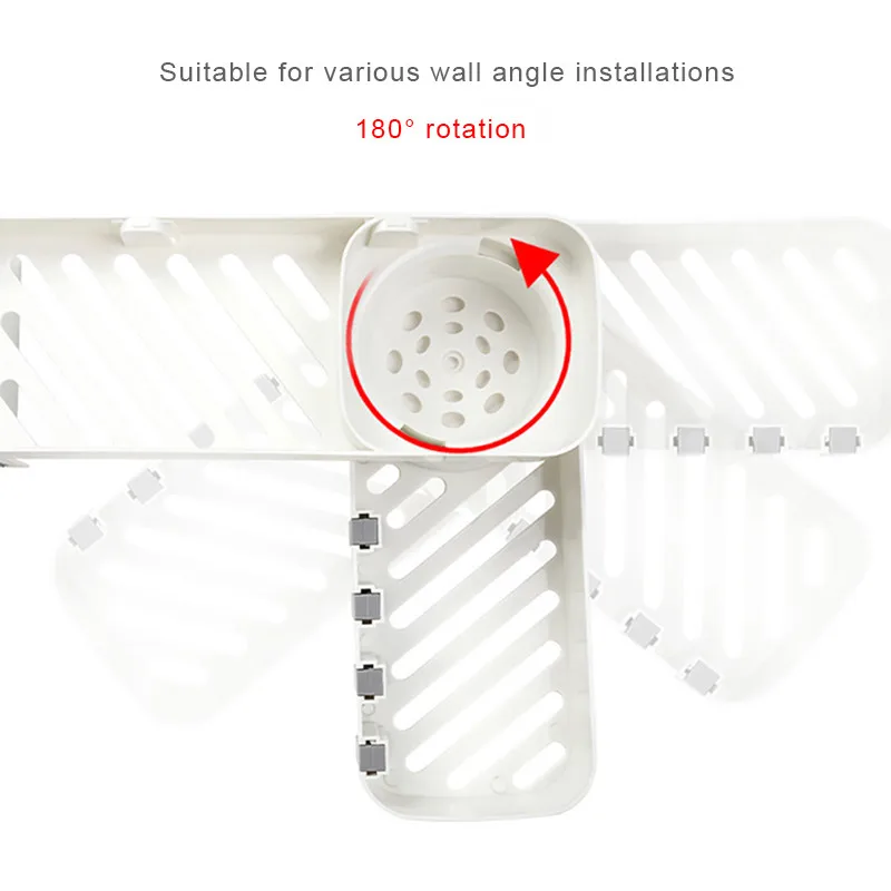 

ins Plastic Suction Cup Bathroom Corner Storage Rack Kitchen Organizer Shower Shelf prateleira almacenamiento y organizacion