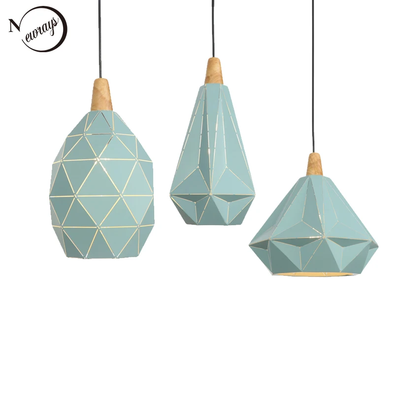 Современный промышленный арт подвесной светильник E27 220 В Подвесная лампа для