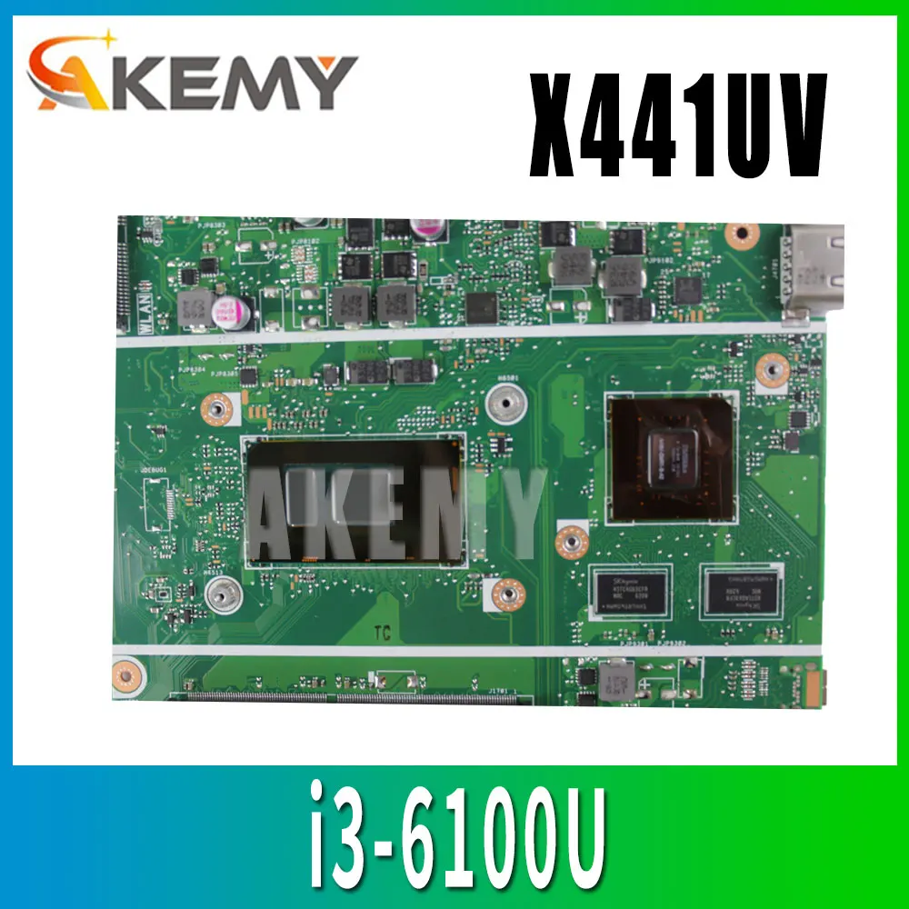 X441UV материнская плата для ноутбука ASUS X441U REV2.1 i3 6100U графический процессор GT920MX с 4