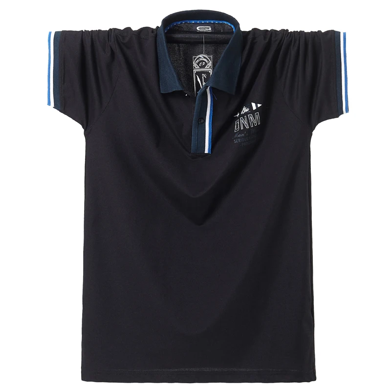 Мужская рубашка-поло с коротким рукавом размеры до 5XL | одежда