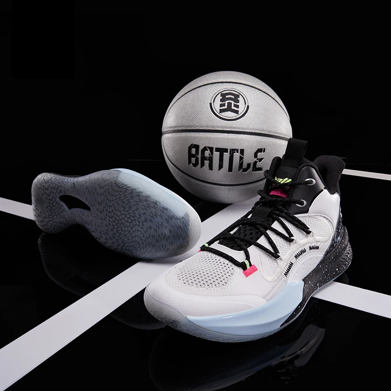 QIAODAN Basketball Shoes for Men 2023 Fashion Professional Non-Slip High Top Sports Shoes Fashion Gym Male Sneakers XM25210101