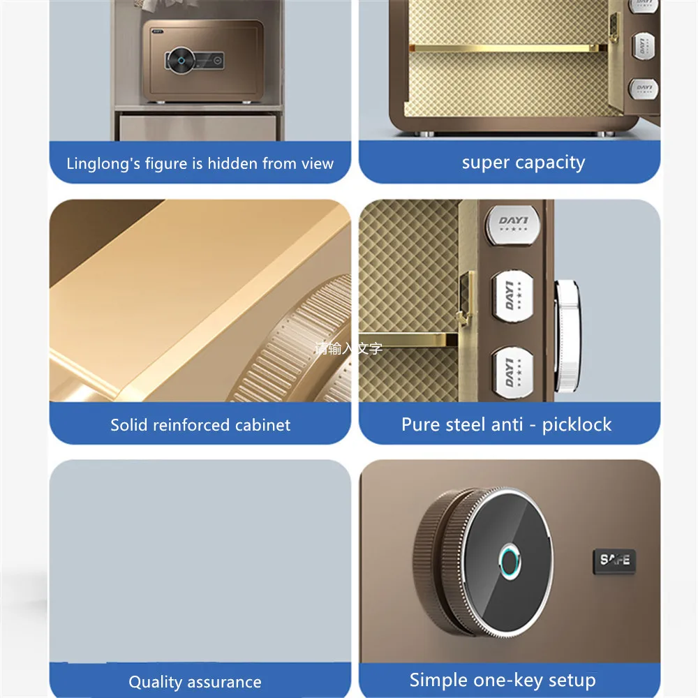 Manufacturers Directly Sell Hidden Form Can Be Fixed Small Household Safe Mini Fingerprint Storage Full Steel Security Box | Безопасность