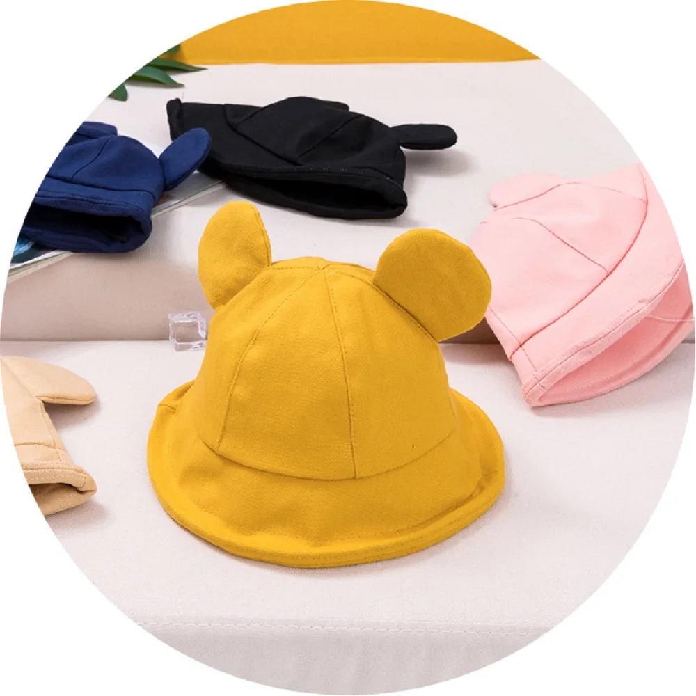 

Kid Cute Hats Cartoon Anti-fog Protective Hat Cover Outdoor Sun Protection Cap Removable Mask Fisherman Hat