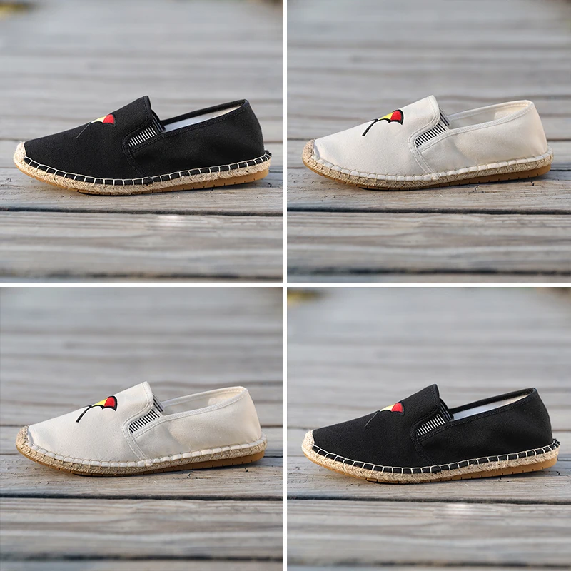 

Designer Men's Shoes Luxury Shoe Slip-On Dress Working Streetwear Man Moccasins For Men Summer Loafers Mocassin Canvas Tights