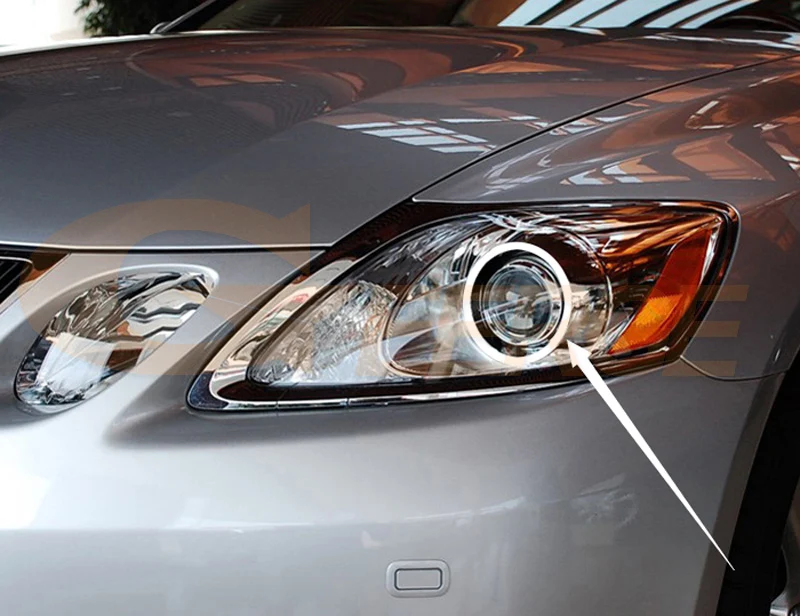Для LEXUS GS300 GS350 GS430 GS450 GS460 450h 2006 2011 ультра яркий SMD СВЕТОДИОДНЫЙ ангельские глазки