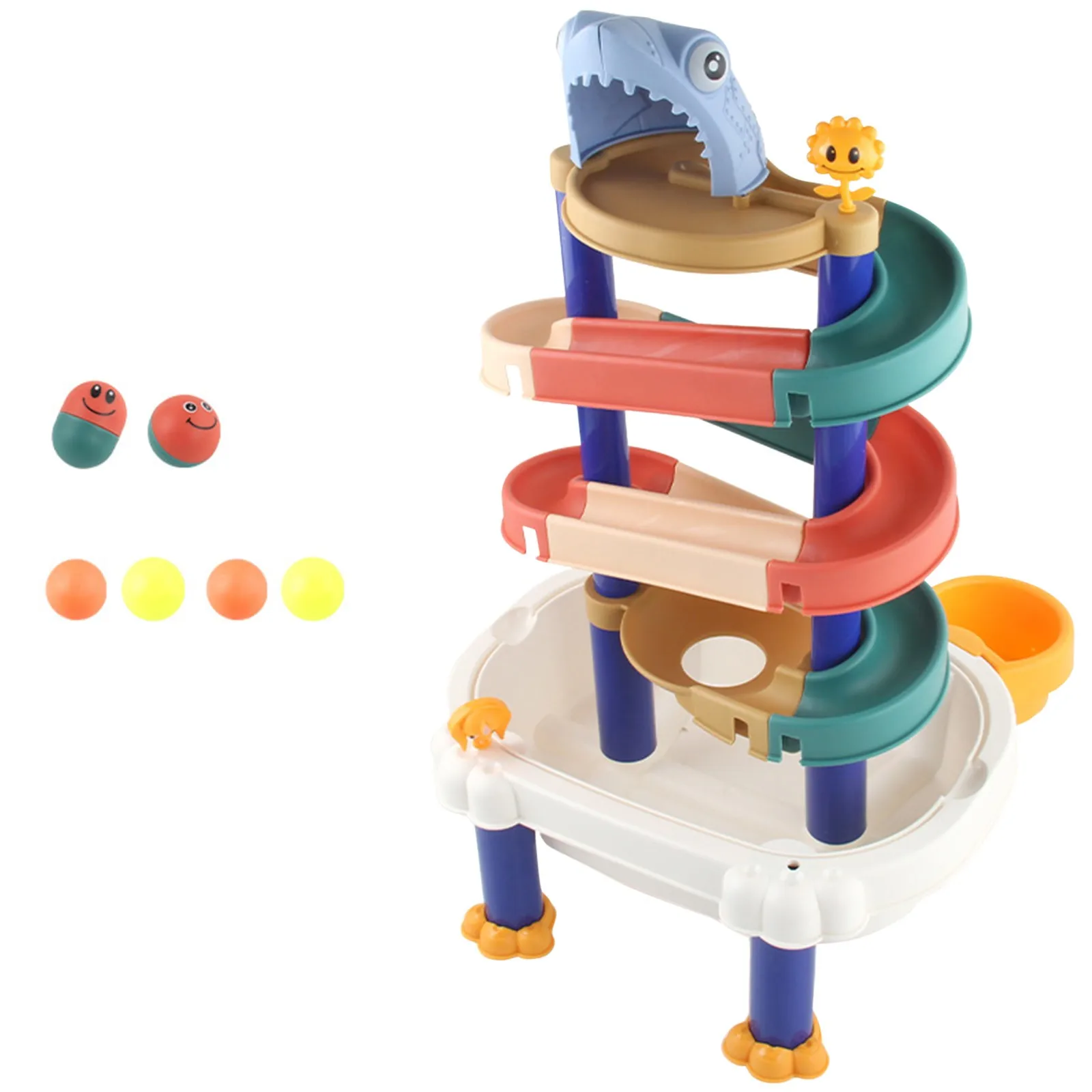 

Children's New Assembled Ball Track Slide DIY Assembled Summer Water Toys Decorations Christmas Home Ornaments Toy Gift 2021