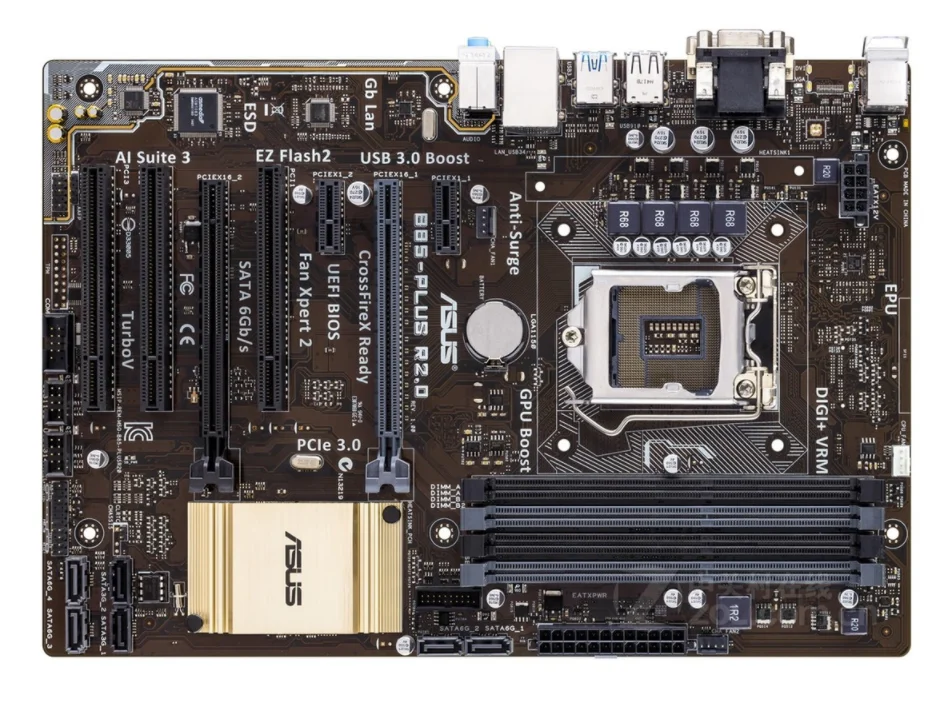 

Asus B85-PLUS R2.0 LGA 1150 материнская плата DDR3 ОЗУ 32 ГБ PCI-E 3,0 USB3.0 DVI SATA3 ATX материнская плата для Core i3-4150 4330T ЦП