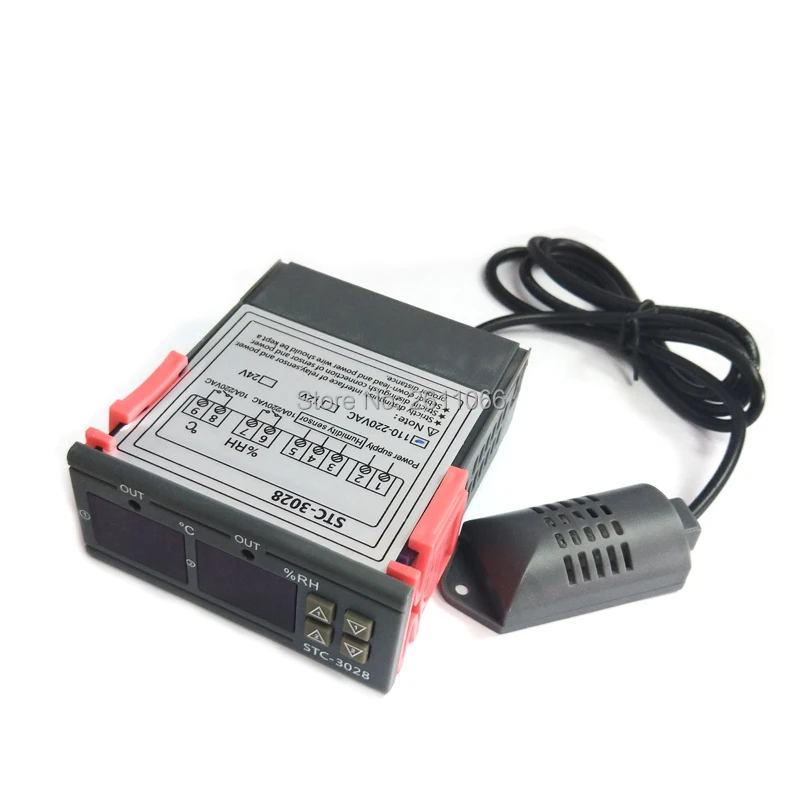 Цифровой регулятор температуры и влажности 10000 А термостат для домашнего