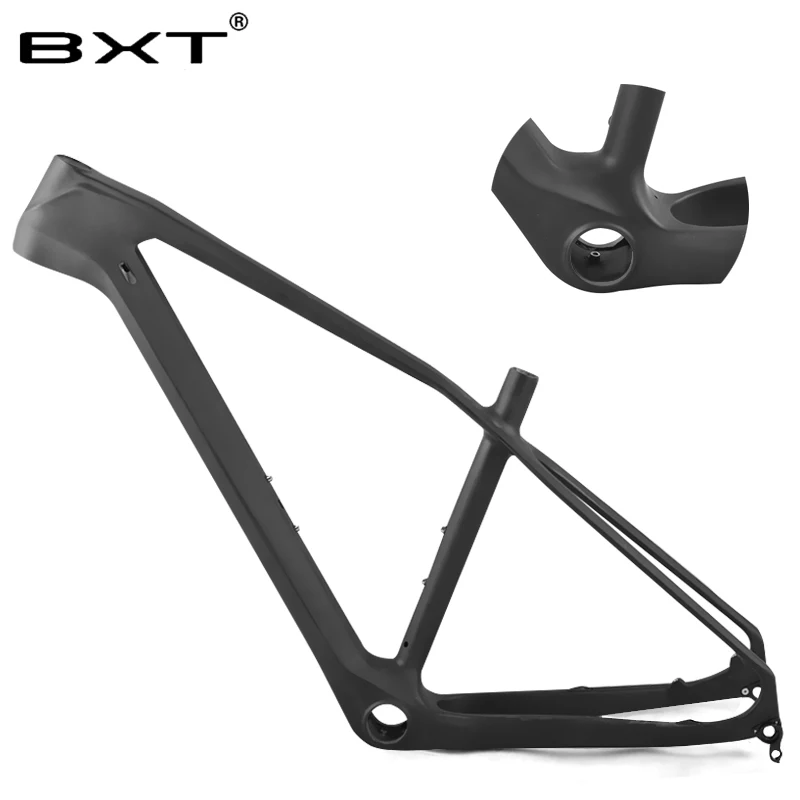 BXT 27.5er Полный углеродного волокна горный велосипед рамы BSA/PF30 каретка комплект 142*12 мм велосипедный вынос руля рамы для MTB