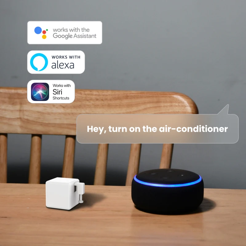 Умный выключатель Adaprox cubetouch bot Tuya миниатюрная Кнопка робота толкатель Smartlife APP