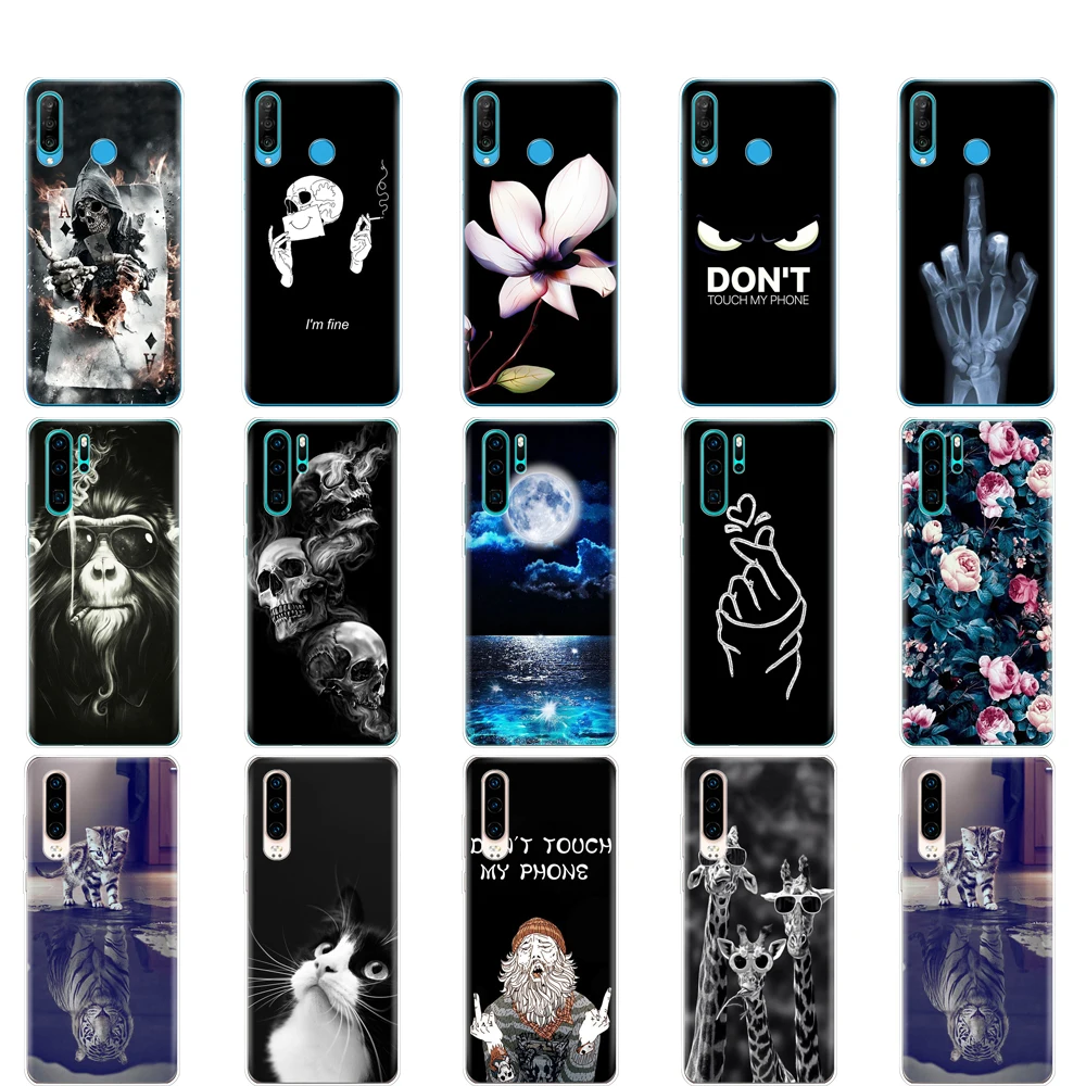 Чехол для Huawei P30 Pro чехол P30Pro силиконовый мягкий из тпу задней панели телефона 1 5 10