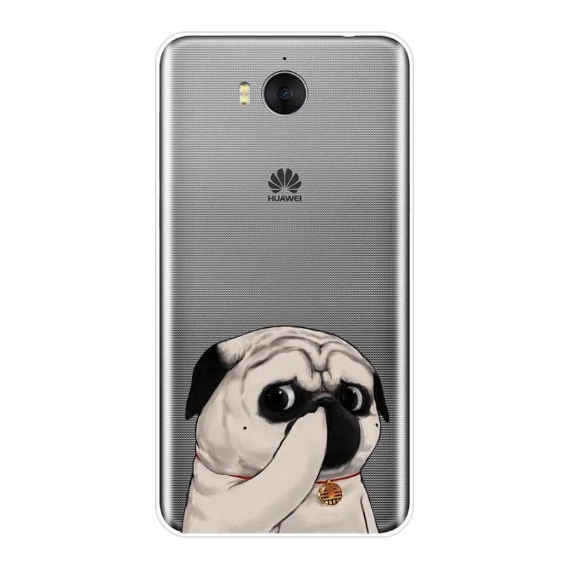 Чехол для телефона Huawei Y5 Y6 Y7 Prime 2017 2018 Y9 2019 силиконовый мягкий чехол накладка Y3 II