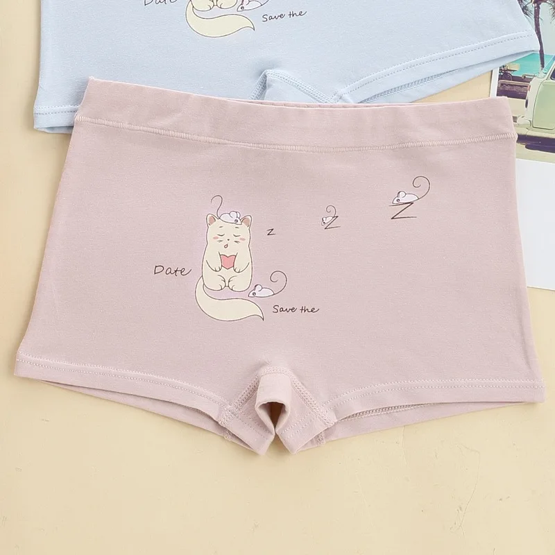 Новые детские трусы боксеры для девочек с мультяшным рисунком детское нижнее
