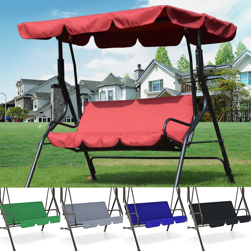 

Courtyard Garden Hammock Swing Seat Cover Waterproof UV Outdoor Protection Swing Seat Cover Replacement
