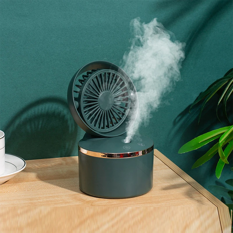 Мини-вентилятор для охлаждения воздуха с USB, портативный вентилятор для охлаждения воздуха, кондиционер, увлажнитель, очиститель для офиса, ...