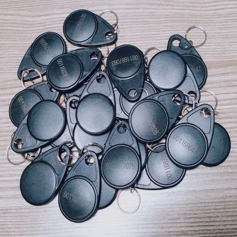 100 шт./пакет RFID брелоки 125 кГц бесконтактные ABS метки со скидкой пронумерованные