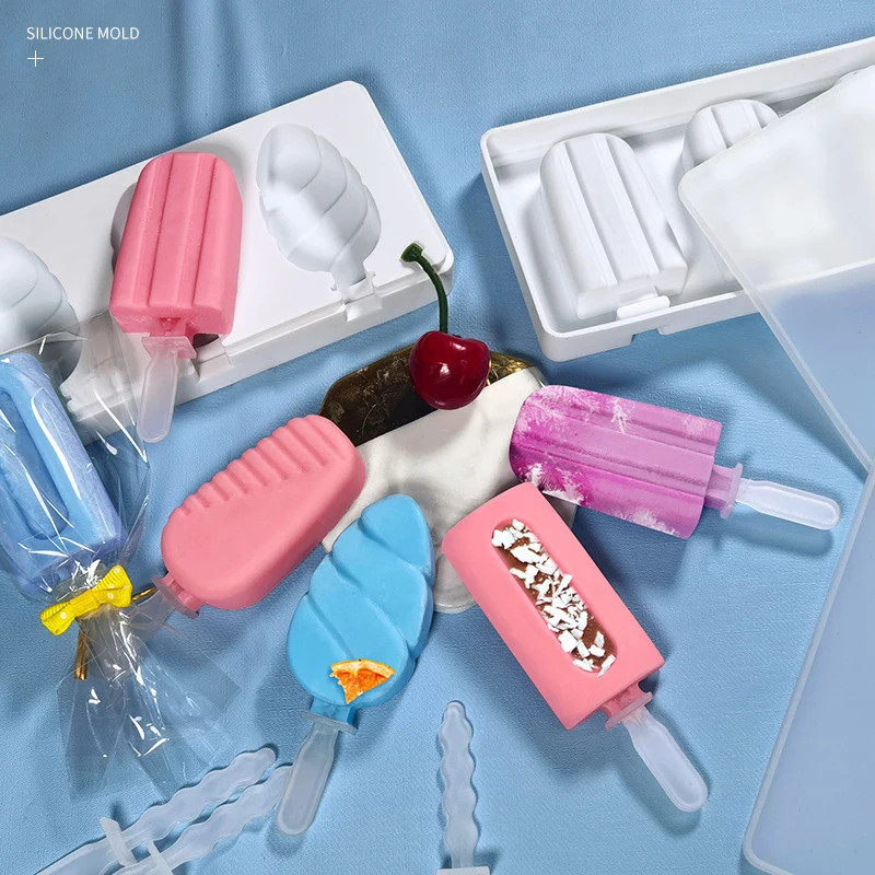 

Ice cream making tool silicone mold DIY ice cream summer cool