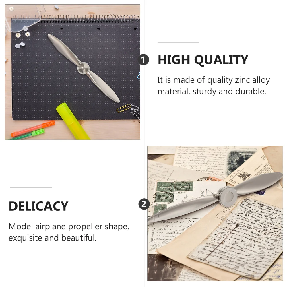

2021 Airplane Propeller Letter Opener Paper Cutting Gadget Zinc Alloy Envelope Opener