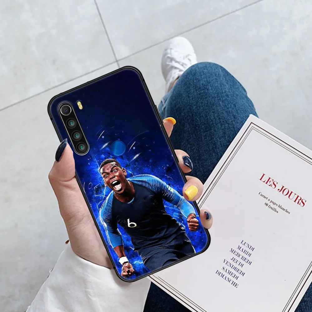 

Paul Pogba Football Phone Case Cover Hull For XIAOMI Redmi 7 7A 8 8A 9 9C Note 6 7 8 9 9S K20 Pro K30 black Waterproof Painting