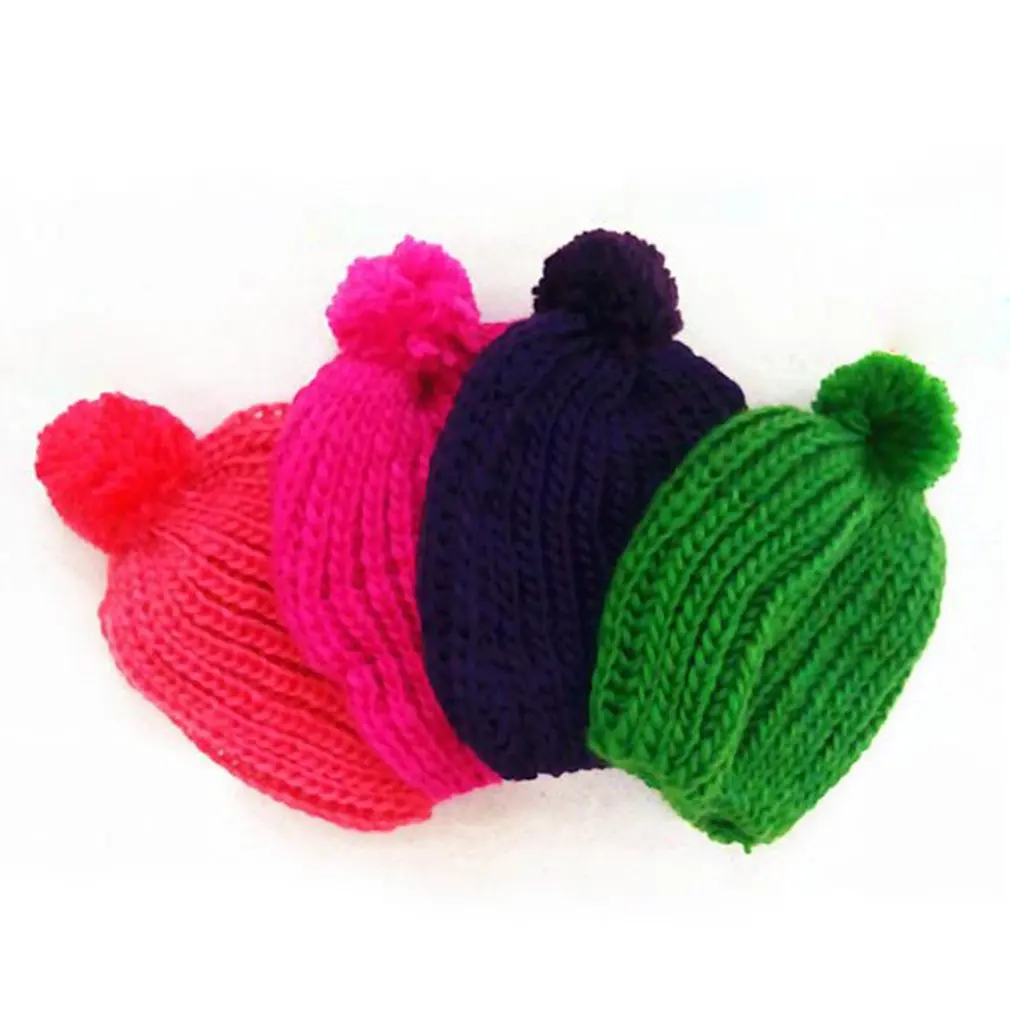 Зимний вязаный помпон детская шапка теплые мягкие вязаные шапки в стиле хип хоп
