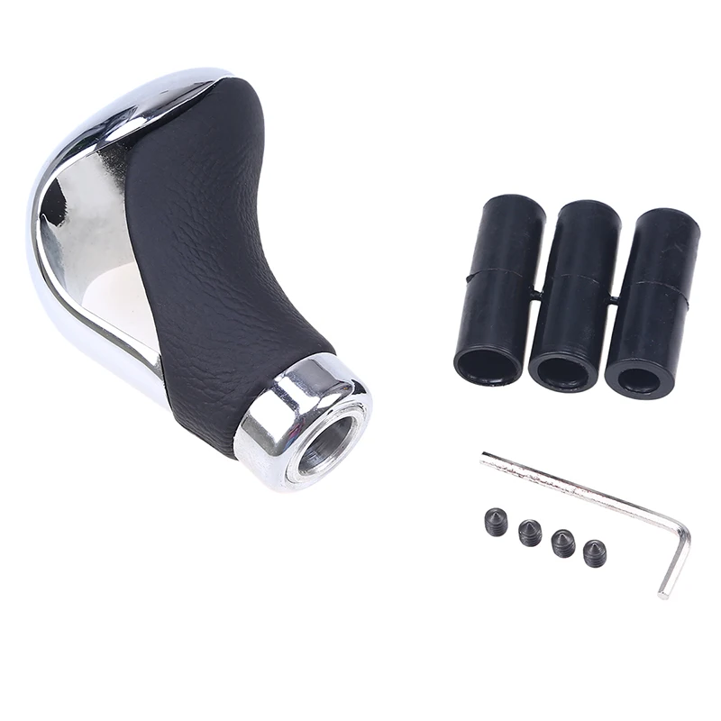 Кожаный хромированный ручной рычаг переключения передач POSSBAY для автомобиля SUV в